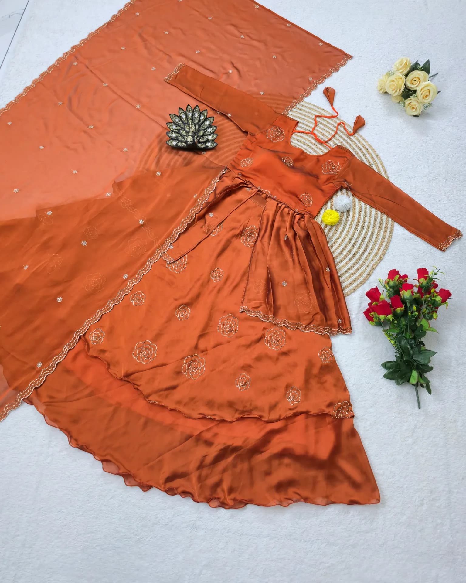 ✨ Trending 4 in 1 Designer Lehenga Choli🌸